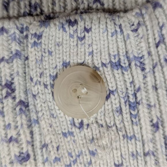 BCBG Maxazria Kiril Drop Needle Cardigan Chambray Womens Size Medium 100% Cotton - Picture 10 of 10